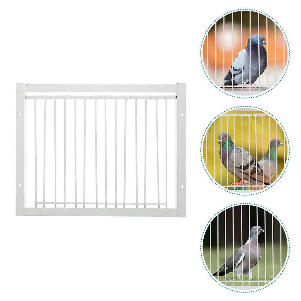 

2pcs Pigeon Cage Door Heavy Duty Iron Wire Trap Entrance For Bird House Racing Safety Cage Door Pet Supplies