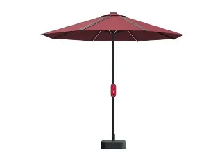 Bluesun waterproof and durable single pole solar umbrella 50w photovoltaic garden outdoor solar umbrella lithium battery