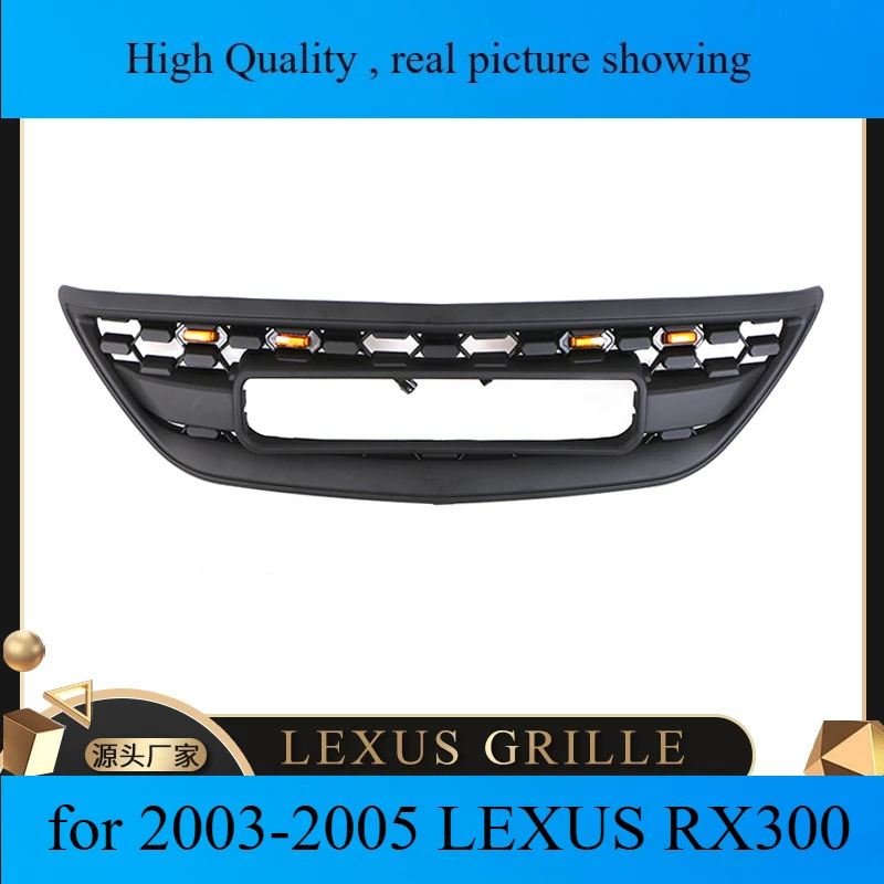 car Front Bumper Grille Trim for 2003-2005 LEXUS RX300 GRILLE auto Racing grills