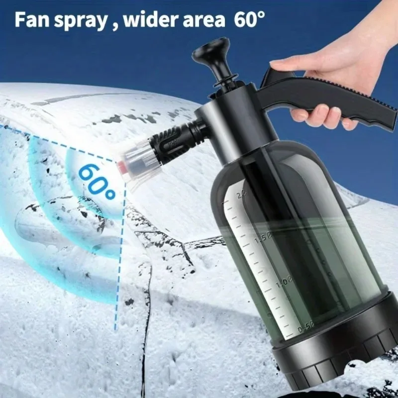 

Multipurpose Water Spray Garrafa, Handheld Car Wash Pulverizador, Automotive Detalhamento, Home Quintal, 2L, 1Pc