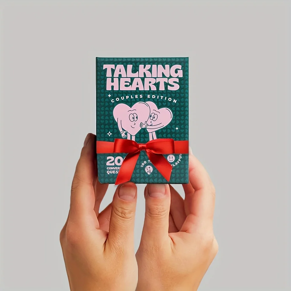 

Карты для беседы Talking Heart для пар — 200-карточная игра с вопросами, романтическая дата, ночь и путешествия, активность | Подарок на День святого Валентина