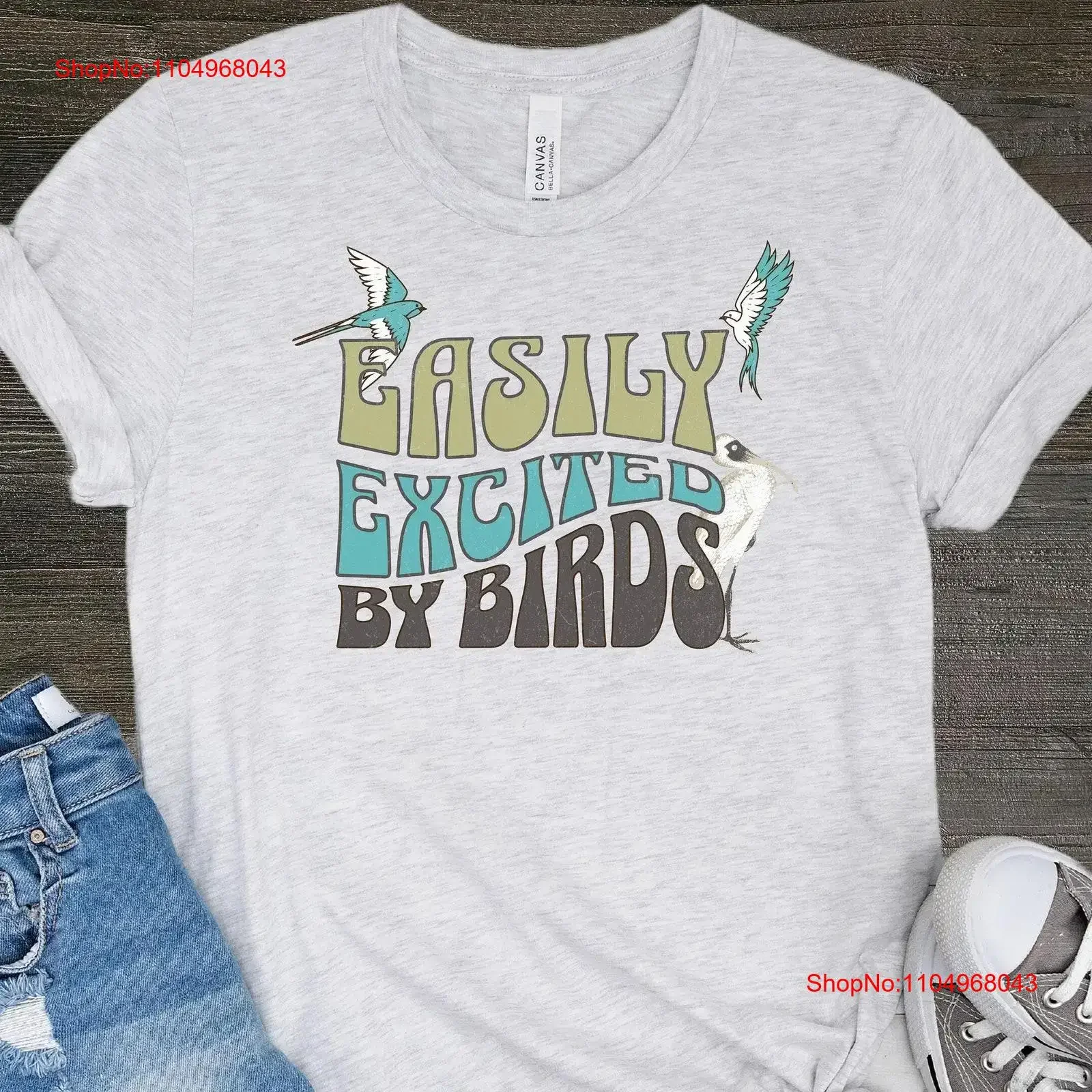 

Футболка «Легко возбуждается птицами» «Любитель птиц» в стиле ретро, крутой шрифт с потертостями, винтажная для часовщиков, винтажная стирка для птиц