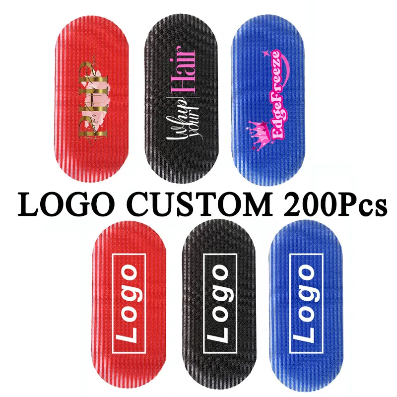 

Hair Velcro Sticker Hair Styling Grippers Wholesale 200Pcs Personalized Logo Bangs Hairdresser Exclusive Hair Cutting Tools