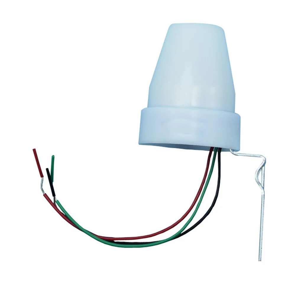 

Датчик сумерек для уличного освещения, автоматическое включение при закате и выключение при рассвете, встроенный фотоэлемент, низкое энергопотребление, простая установка