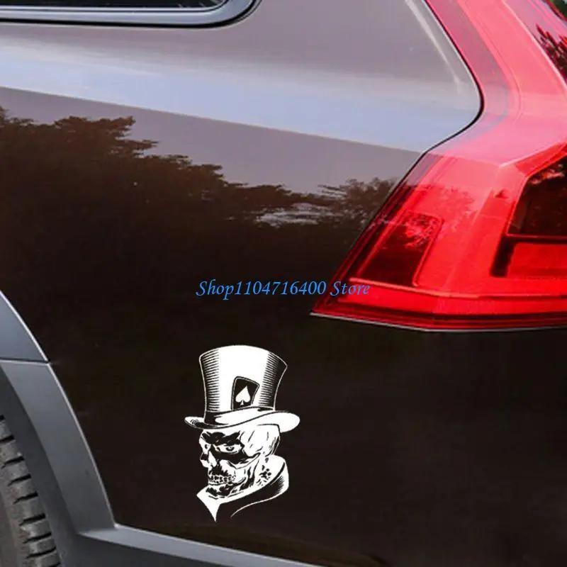 y1gd Cool Joker Bamboo Stickers Decorations Clings for Auto Door Window Tags view 2