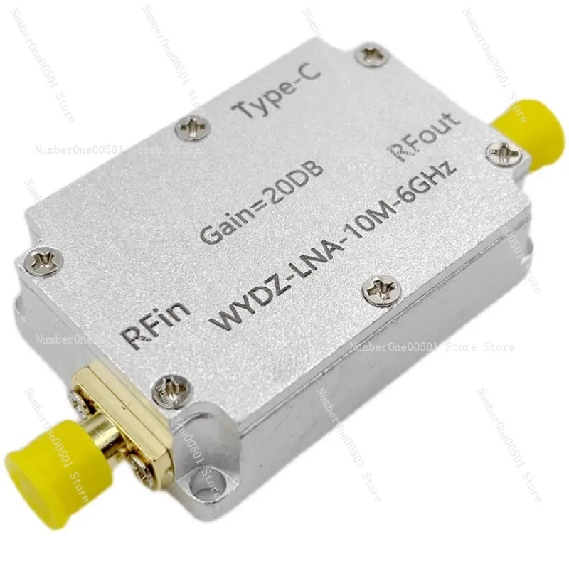 Amplifier 10M-6GHz Gain 20DB RF Signal Driver or Receiver Front End