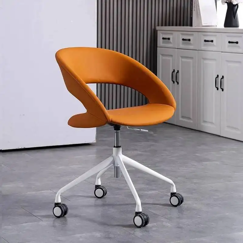 

Back Nordic Simple Chair Luxury Office Pulley Meeting Liftable Home Study Chair Computer Armrest Rotating Sandalye Furniture