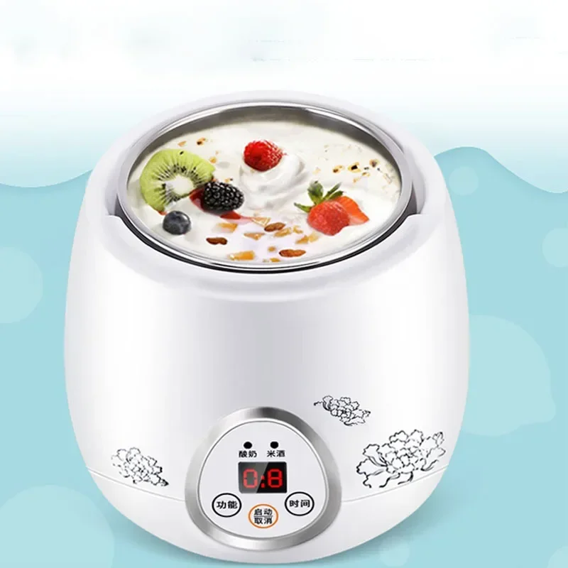 New 1.0L Rice Wine And Yogurt Machine Automatic Household Multi-function Mini Small Intelligent Self-made Fermentation Machine