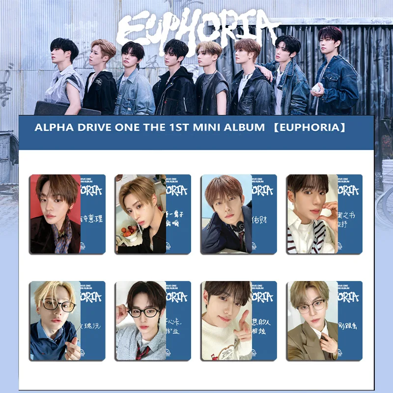 ALPHA DRIVE ONE EUPHORIA Tarjeta Especial Starriver, Tarjeta de Personaje, Tarjeta LOMO de Película Brillante, JUNSEO ARNO LEO, Regalo para Fans