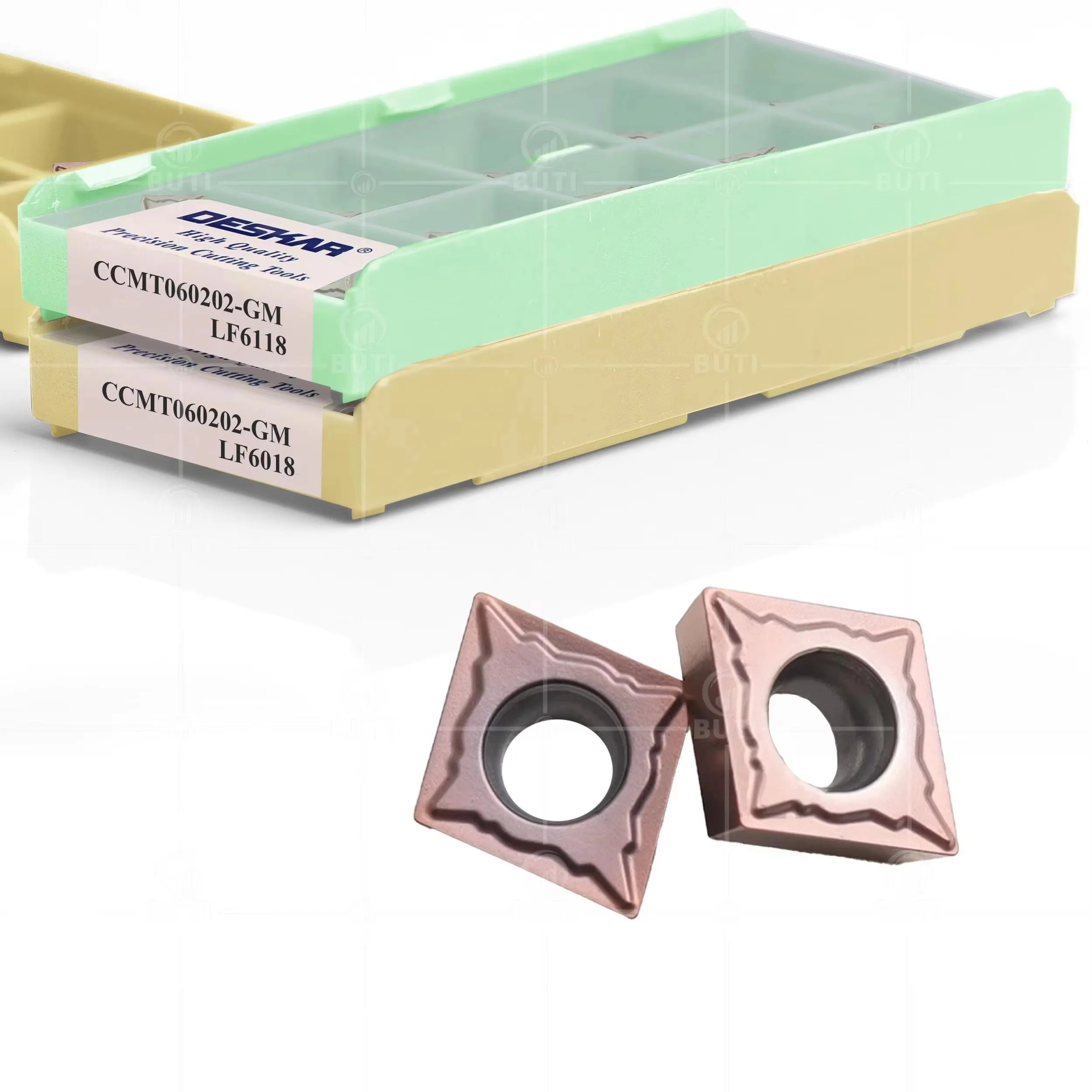 DESKAR 100% CCMT أصلي 060202   جنرال موتورز LF6118 CCMT 060202   GM LF6018 مخرطة التحكم العددي تحول شفرة قطع سبائك الصلب