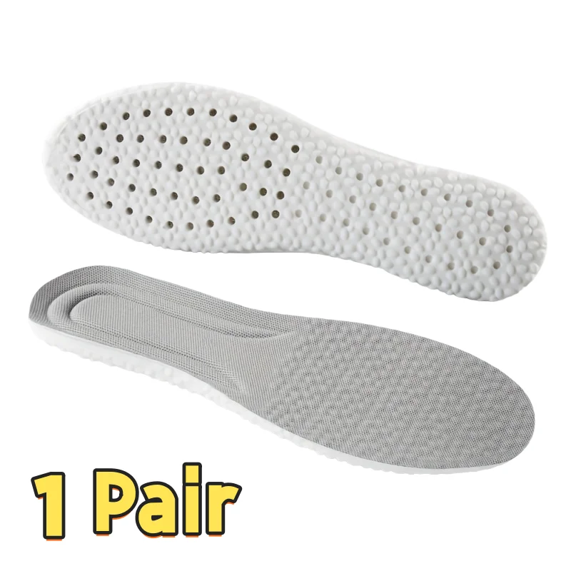 زوج واحد من نعال مزيل العرق المريحة الممتصة للصدمات، قابلة للتنفس، حشوات ممتصة للصدمات لراحة القدمين