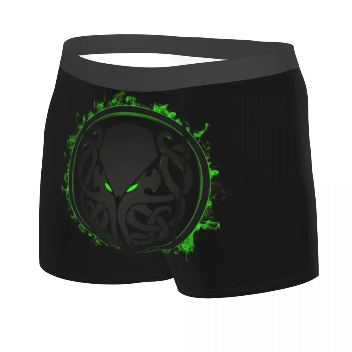 Custom The Call Of Cthulhu Underwear Men Breathable Lovecraft Mythos Monster Boxer Briefs Shorts Panties Soft Sexy Underpants image 2