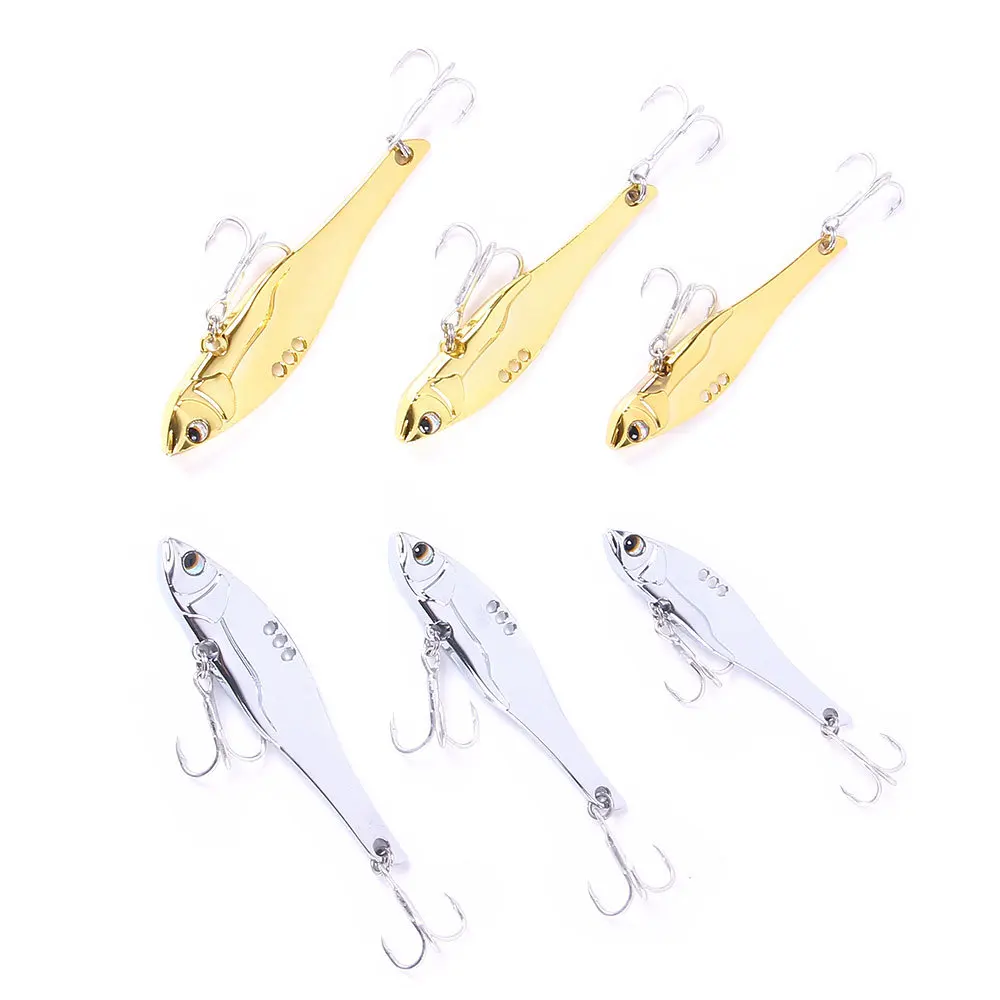 

Metal VIB Lure 10g to 20g Durable Vibration Blood Groove Hook Long Cast Sinking Bionic Bait Saltwater Sea Fishing Tackle