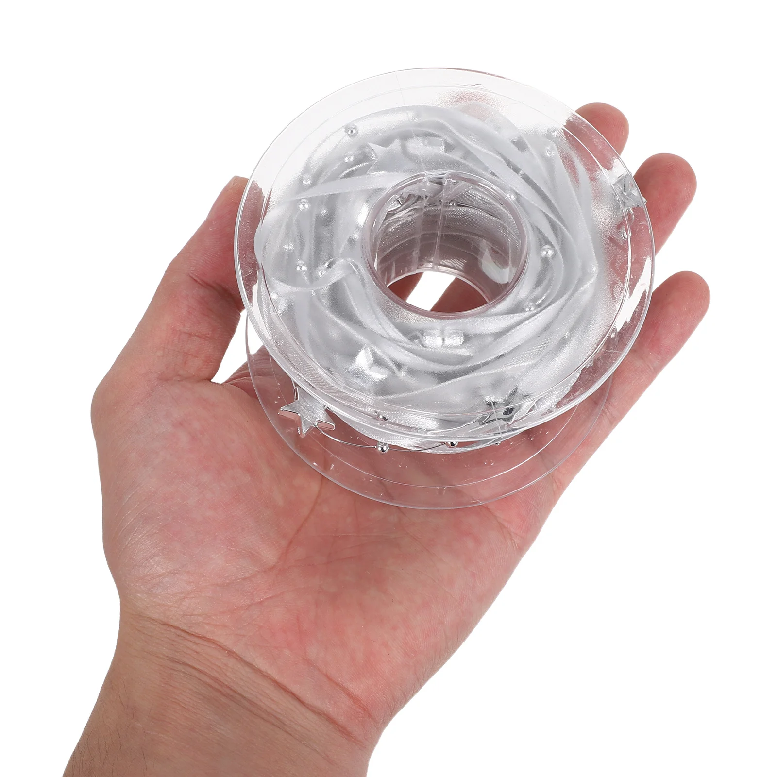 

Wrap Ribbon Ornaments for Christmas Crafts Tree Star Trim Embellishment Decorative Gift