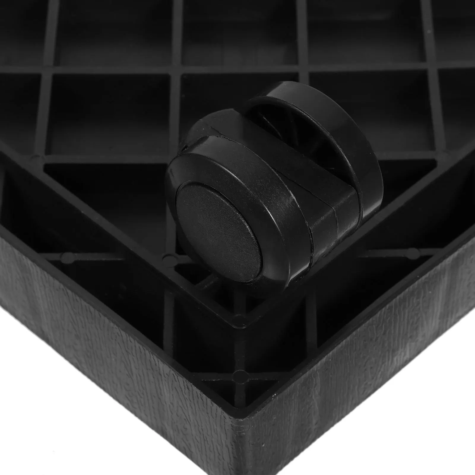 

Square Plant Dolly Saucer: Thickened Plastic Movable Planter Tray Rolling Flower Pot Stand, Plant Cart With Wheels, Indoor