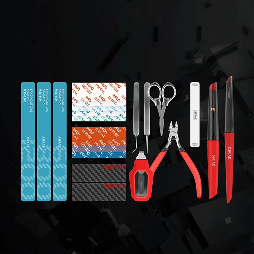 

Model Craft Tool Combo Set Model Building Tools Professional Grade Kit for Model DIY Making Hobby Grinding Polishing Drill Tools