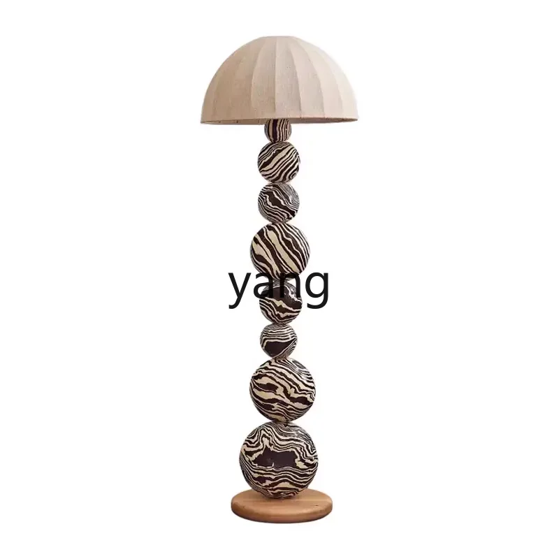 

Yjq Zebra Creative Hand-Painted Art Ball Floor Lamp Living Room Study Decoration Sales Office