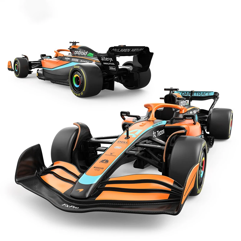 1:24 2022 F1 McLaren MCL36 #3 Daniel Ricciardo #4 Lando Norris Alloy Luxury Vehicle Diecast Cars Model Toy