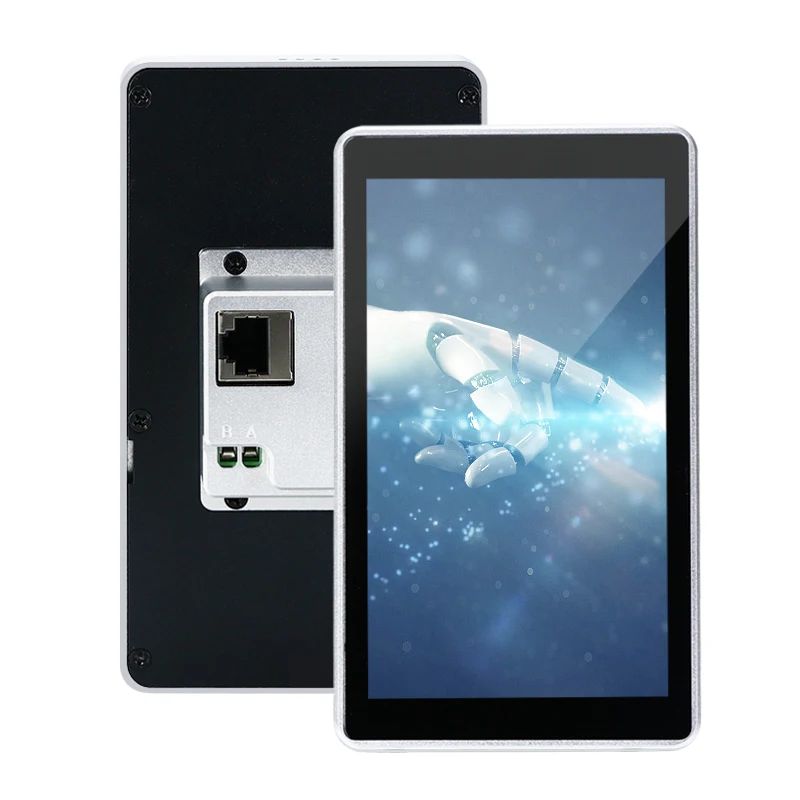 

2025 YC-SM55P New Inwall Mount Metal All in One Smart Home Android Tablet 5.5" with Android 11/13