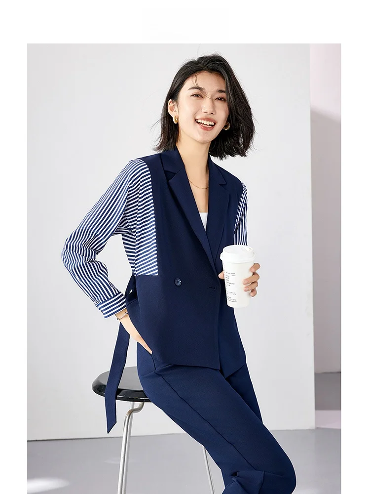 

Ele Women's irt Vest Set Two-Piece Ensemble Autumn Faion 2025 Polyester Fabric Commute Sle Tee-Quarter Sve