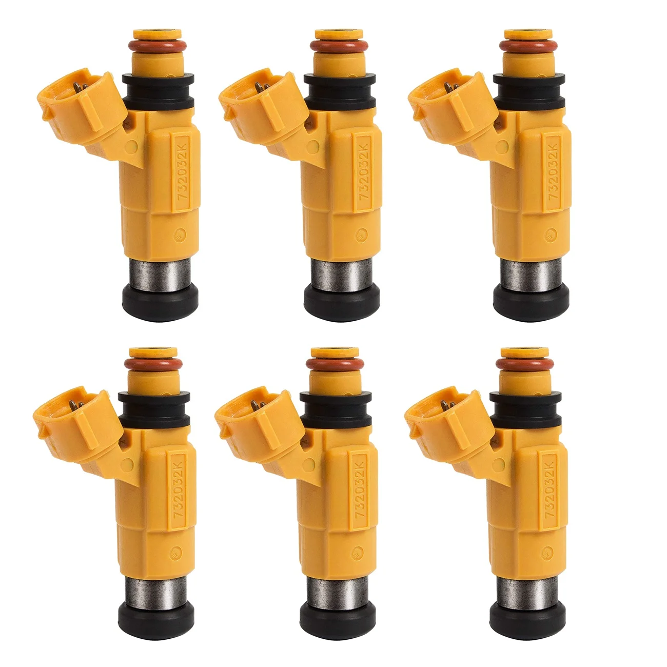 

6Pcs Automotive Fuel Injector for Yamaha F150 Mitsubishi 1997-2004 Diamante 3.5L V6/97 Montero 3.0L V6 MD319792