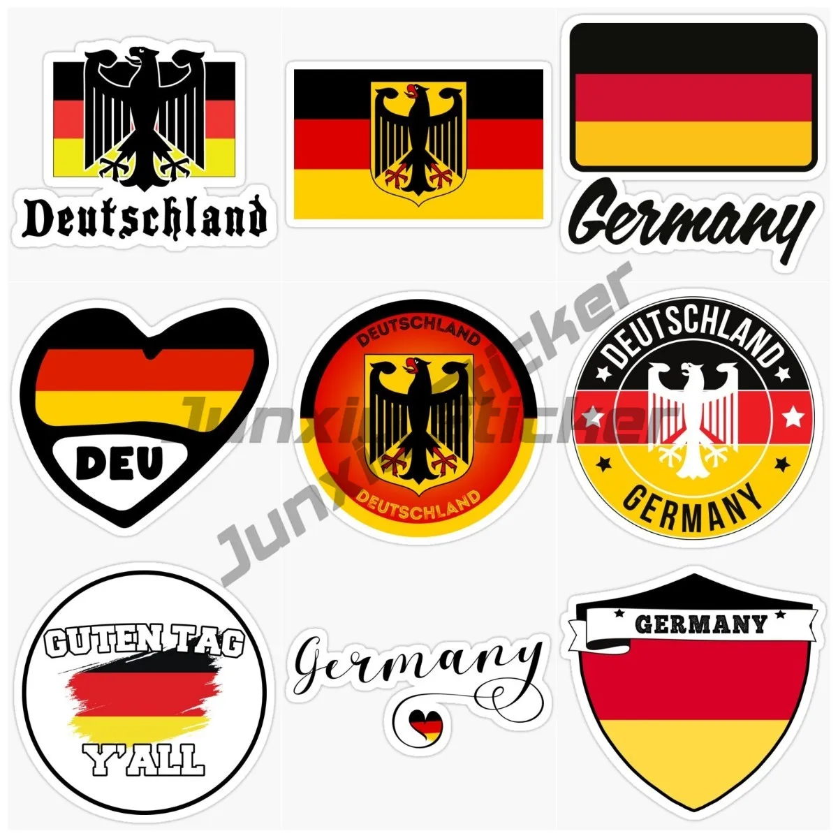 

Germany Decal German Flag Map Badge Sticker Car Sticker Decal for Cars SUV Laptop Decal Accessories