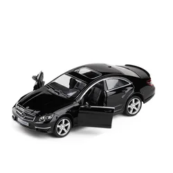Mercedes Benz CLS C63 S600 AMG modelo de coche de aleación de lujo, juguete de colección para niños, escala 1:36