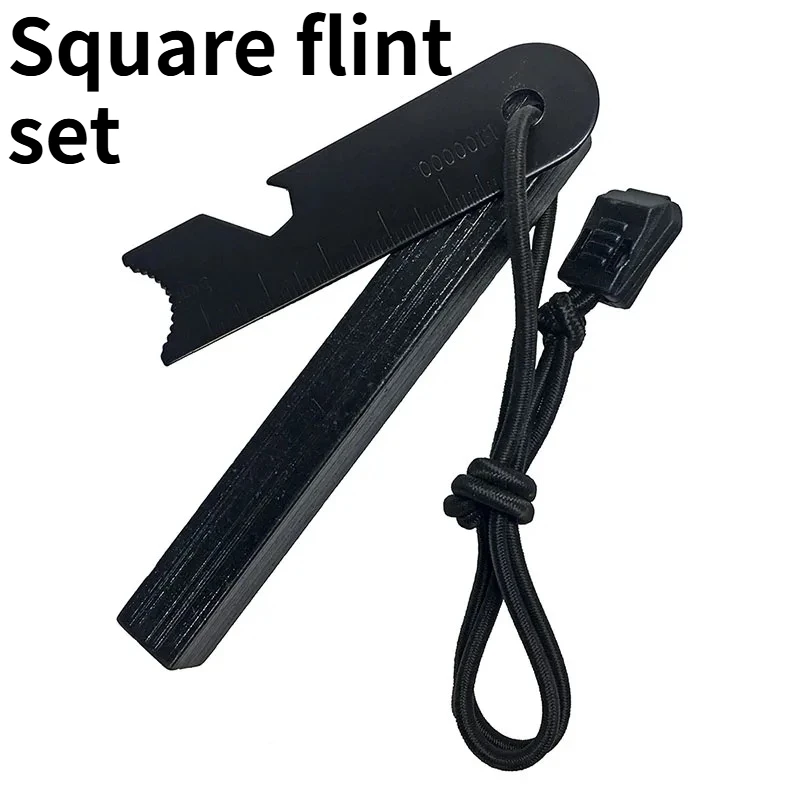 Square Flint Stone Used for High-purity Outdoor Survival Emergency High Quality Igniter Outdoor EDC Tool