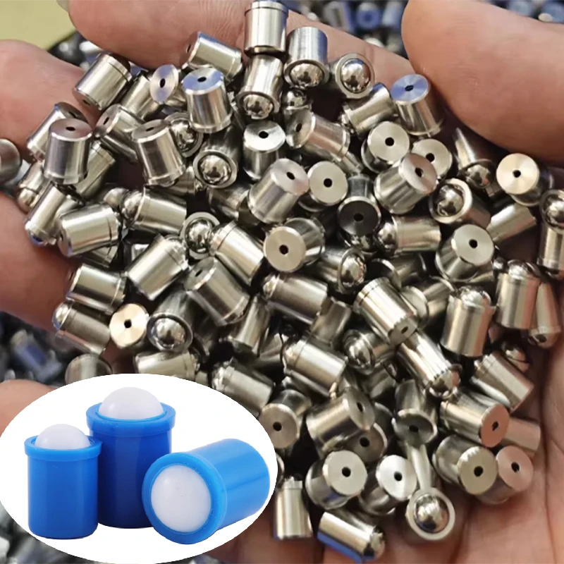 304 Stainless Steel Positioning Ball D1.5~D12 Plungers Press Type Spring Ball Plunger Set Screw With/No Steps And Full POM