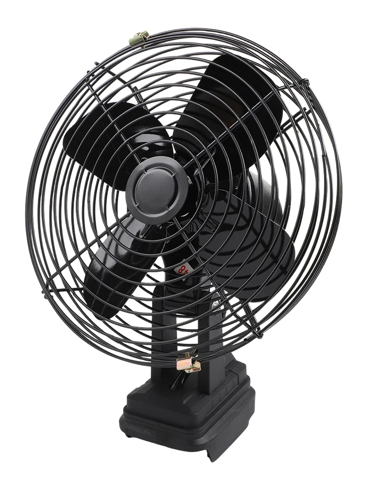Camping Fan 8 Inch Wireless with Dual Airflow Control and Copper Motor Compatible with For BL1830 BL1840 18V Batteries