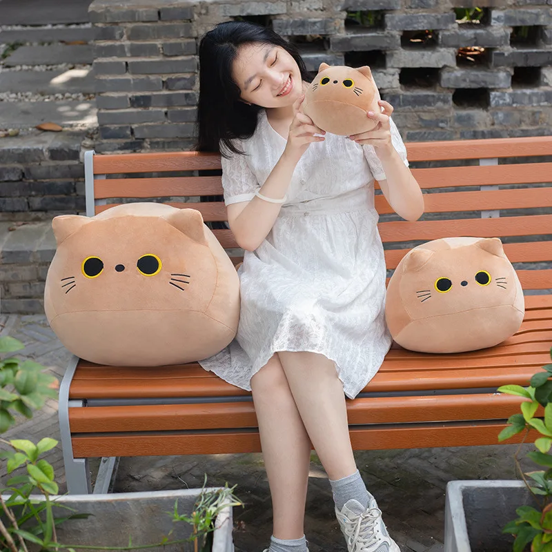 18/40cm gato boneca pequeno pingente fofinho travesseiro almofada ins adorável confortável gato brinquedo de pelúcia boneca presente da menina plushie brinquedos de pelúcia