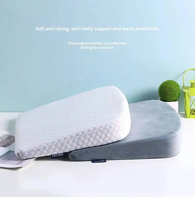Home Bed Wedge-Shaped Lumbar For Baby Nursing Waist Support Backrest Nap Slope Cushion Maternity Body Pillow Pregnant Women Butt
