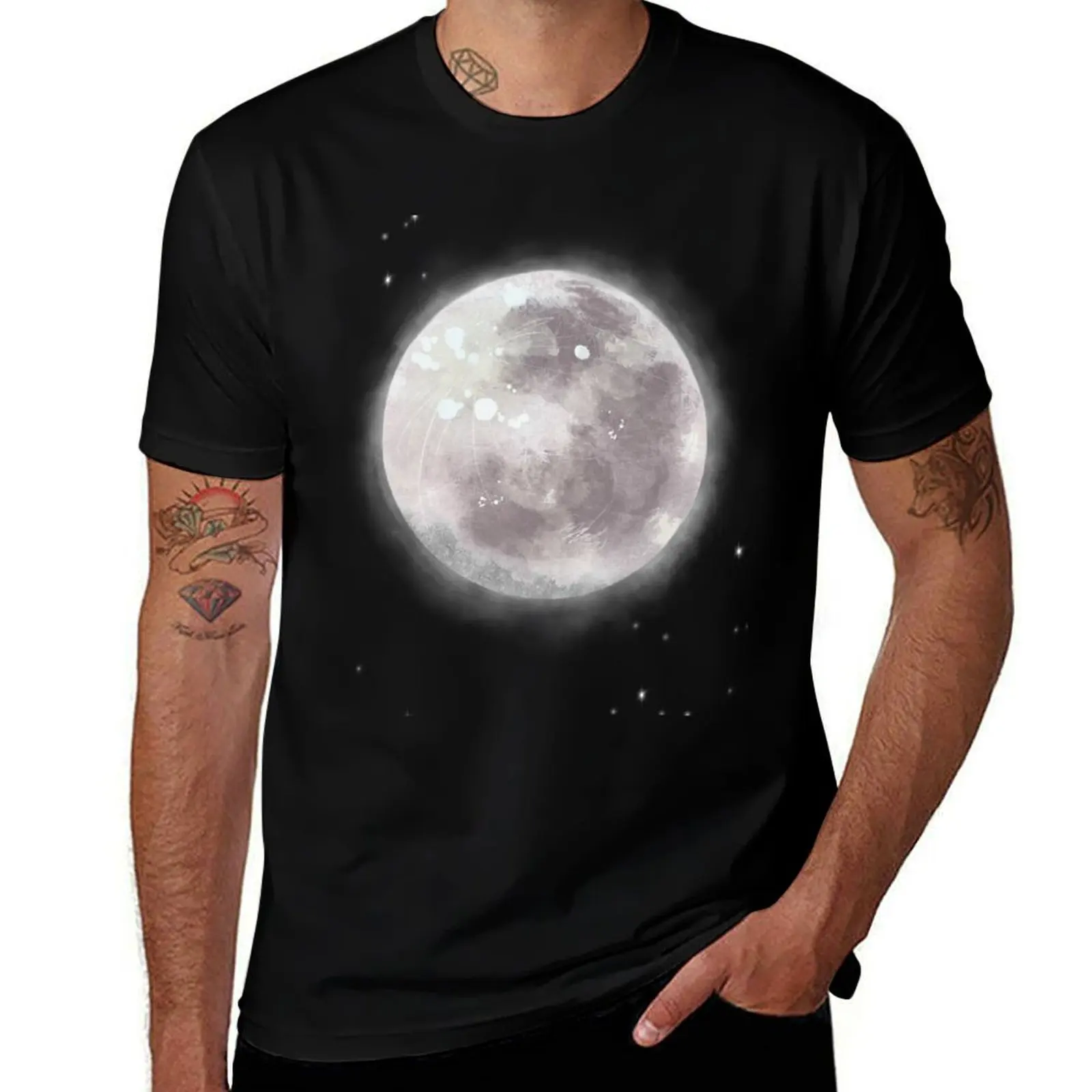 

The Moon T-Shirt Holiday Simple Tee Shirt