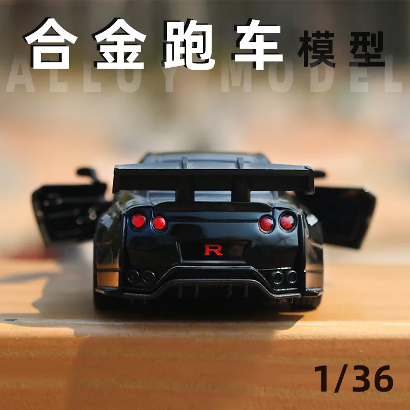 1:36 AE86 GTR modèle de voiture en alliage voiture de sport voiture en métal 2 portes ouverture retirer cadeau pour les enfants
