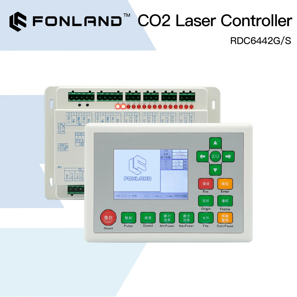 

Fonland Ruida RDC6442 RDC6442G RDC6442S Controller for Co2 Laser Engraving Cutting Machine Upgrade Supported Lightburn