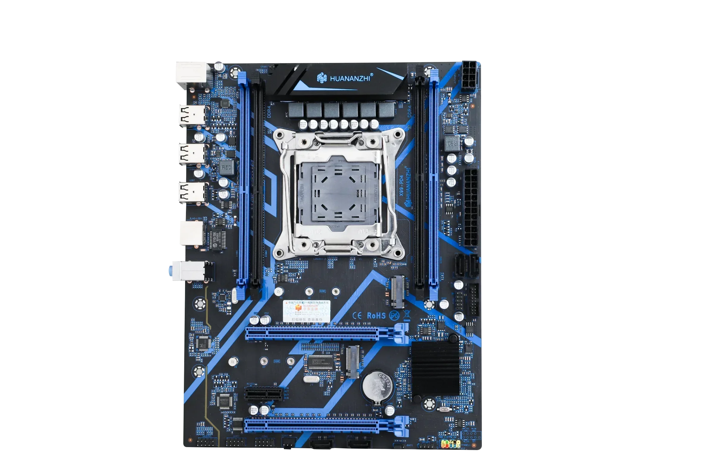 HUANANZHI X99 PD4 LGA 2011-3 XEON X99 마더보드 지지대 인텔 E5 V3 V4 모든 시리즈 DDR4 RECC NON-ECC 메모리 NVME RU