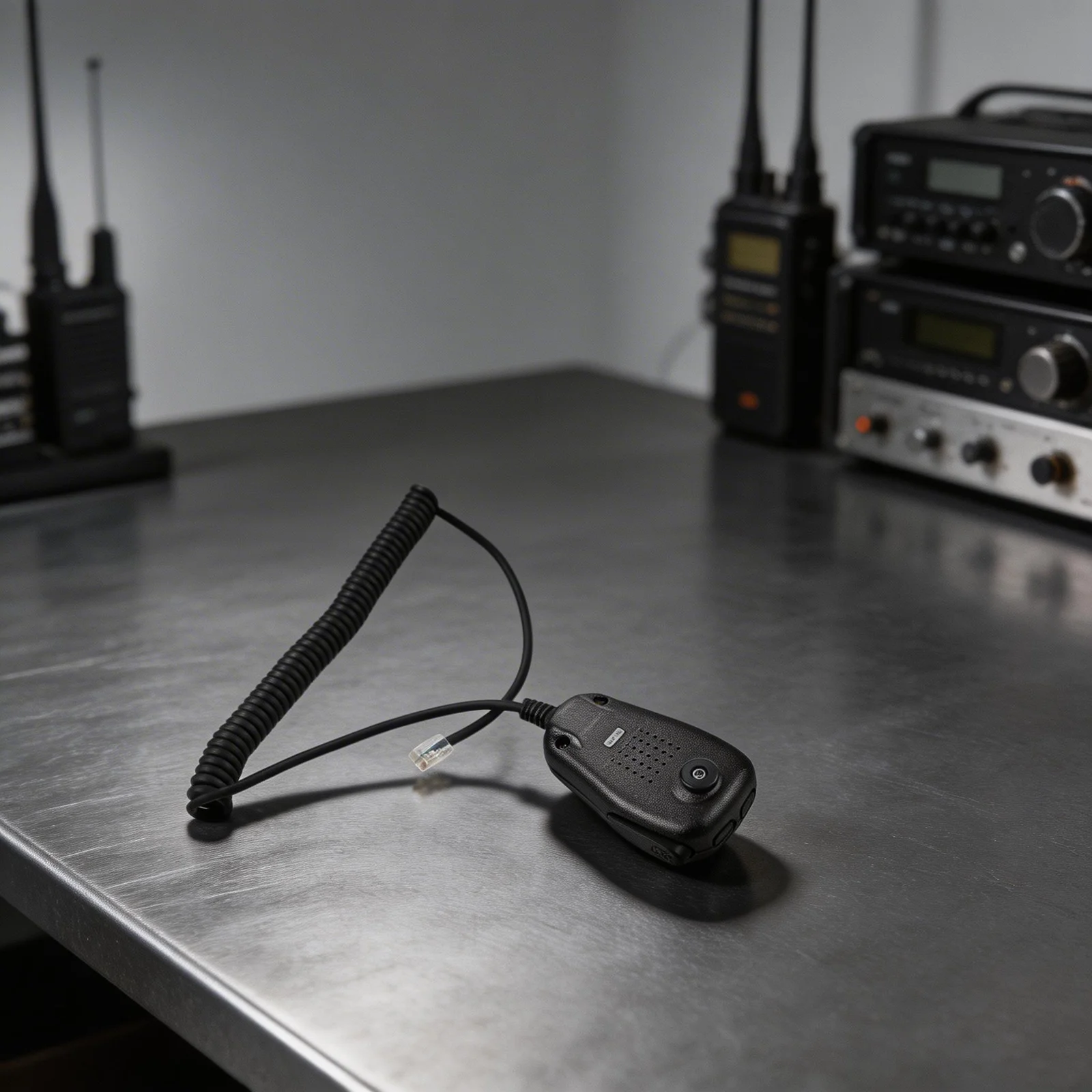 Mobile Dispatch Use Handheld Radio Mic Long Distance Communication Frequency Keypad Input Memory Channel Input