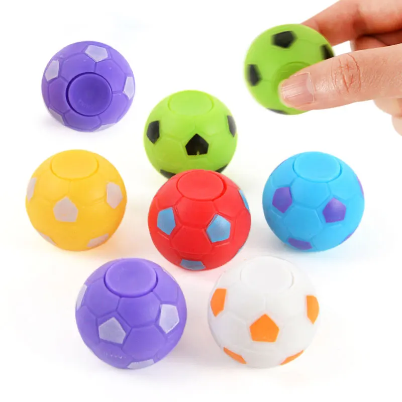 Mini pelota giratoria para la yema del dedo para niños y adultos, juguete para aliviar el estrés, 12 piezas