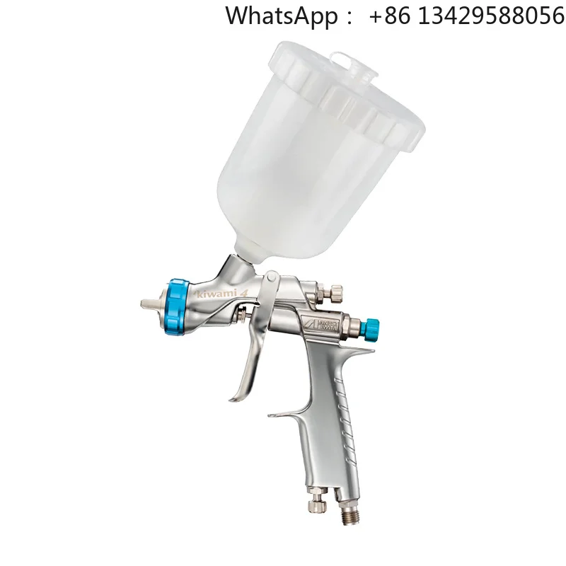 Original Japan Anest Iwatas KIWAMI4-WB2(W-400WB2) Air Powered Pneumatic Spray gun V-Shaped Nozzle