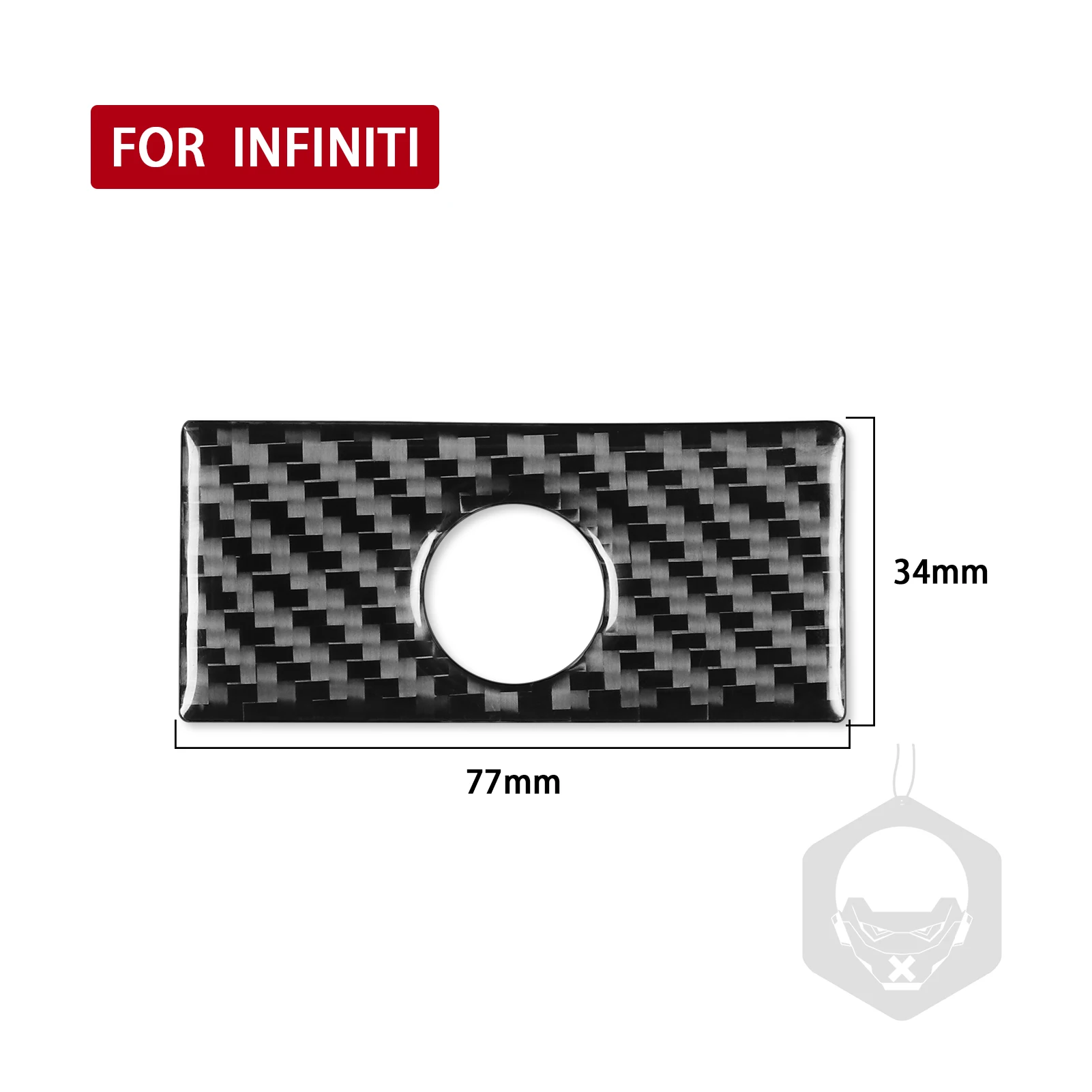 ألياف الكربون الحقيقية اكسسوارات السيارات قفاز تخزين غطاء مقبض ملصق لينة لإنفينيتي G35 07-08 G37 08-13 G25 11-12 Q60 14-15