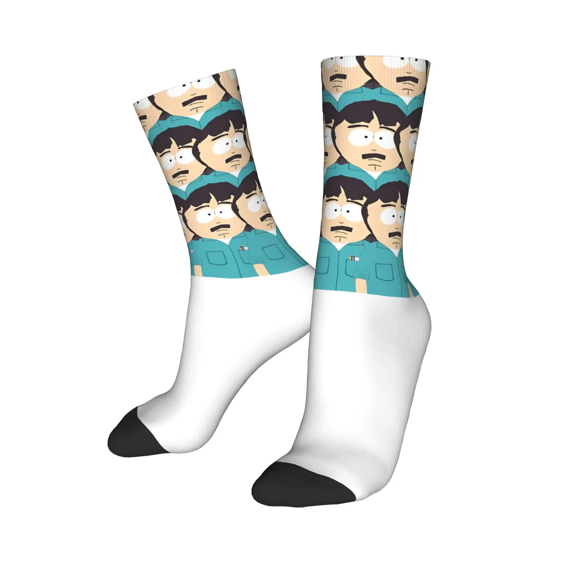 

Модные мужские носки, повседневные носки Randy Marsh Souths Parks, женские носки из полиэстера с графическим рисунком, весна-лето, осень-зима,