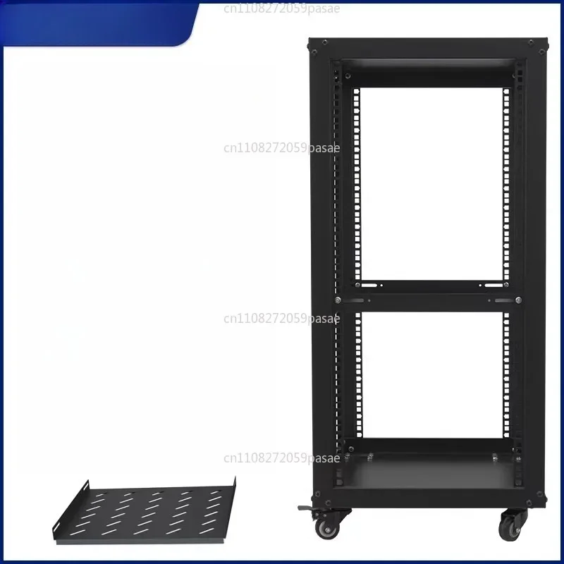 12U 9U Microphone Cabinet Simple Open 19 Inch Mobile Amplifier Audio Rack Equipment Case