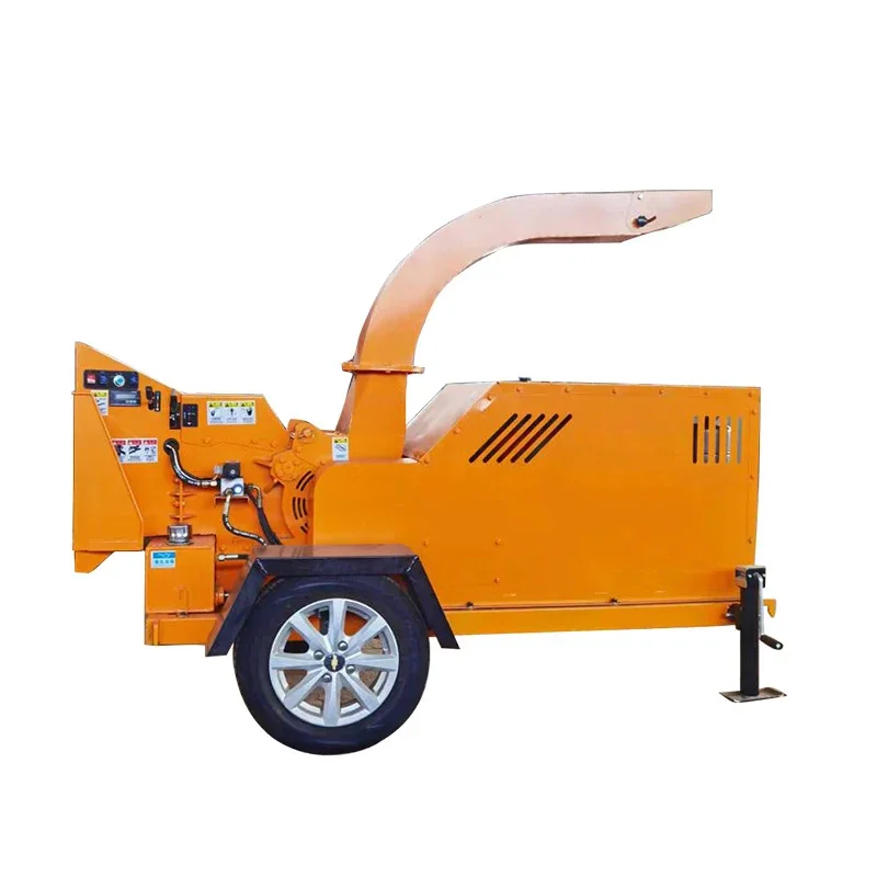 wood crusher machine hammer mill crusher price wood chipper grinder mobile wood cutting Sawdust making machine