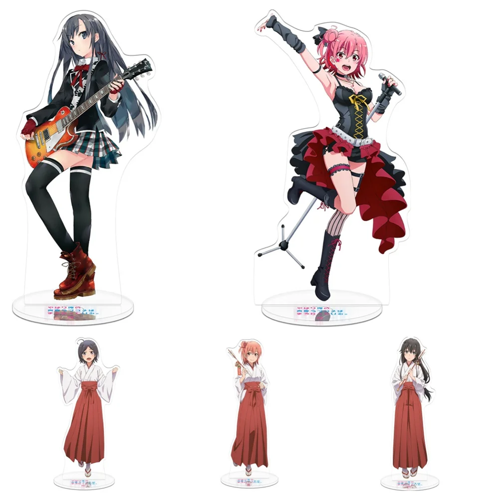 

15CM HOT Anime My Teen Romantic Comedy SNAFU Acrylic Stand Model Cosplay Characters Ornament Accessories Good Collection Gifts