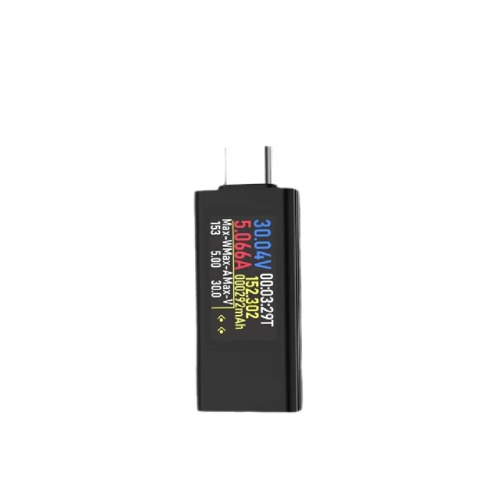 

Charger Tester with Digital Voltage Current Power Meter for Mobile Phone Compatible with Multiple Charging Protocols