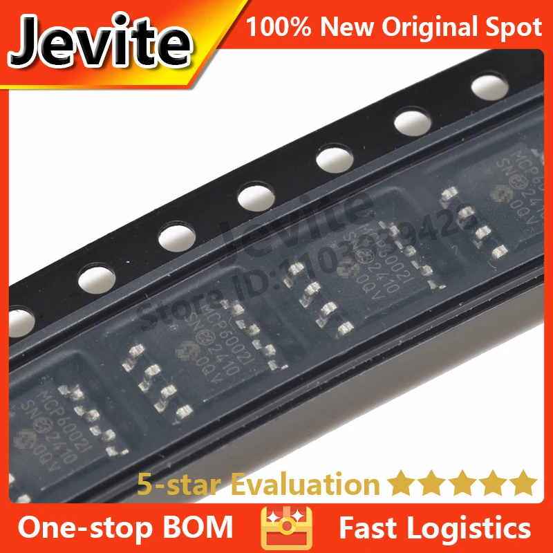 

Jevite 100% New Original electronics Controller 10-50 units/lote MCP6002T-I/SN SOP-8 Low-Power Op Amp