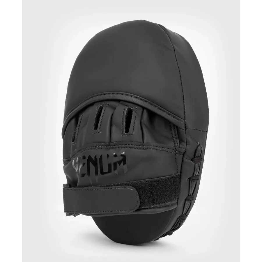 وسادات الملاكمة Muay Thai للتدريب، قفازات التركيز اللكم، وسادات اليد، معدات السجال، أسود - للجنسين