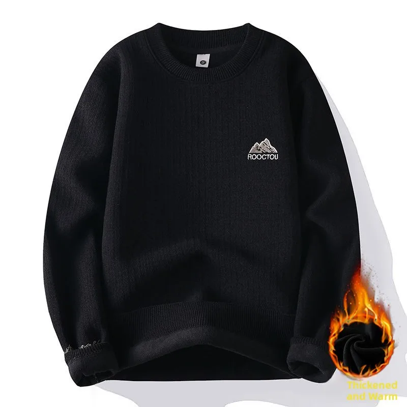 

Мужской трикотажный комбинезон Thiened Fce: теплый свитер на осень-зиму, модная зимняя одежда, базовый слой, вязаный комбинезон