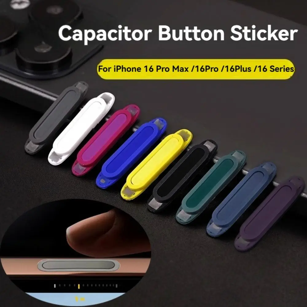 Silicone Capacitor Button Sticker Sensitive Camera Control Button for iPhone 16 Pro Max /16Pro /16Plus /16 Series