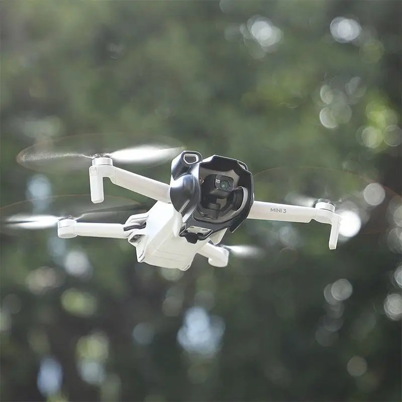 Volodymyr Lens Cap for DJI Mini 3 Drone Protective Cover Lens Hood Gimbal Protection Prop Anti-glare Sunshade Camera Guard